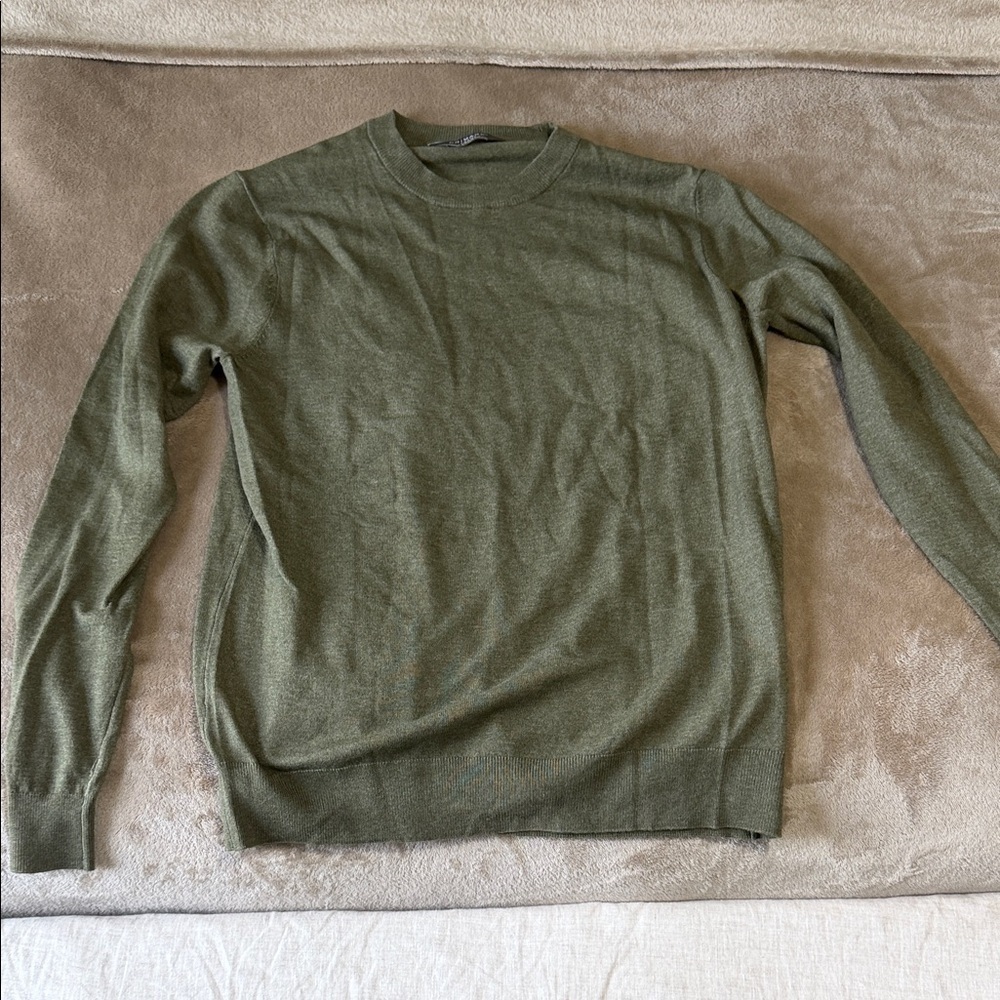 Primark Olive Green Crewneck Sweater